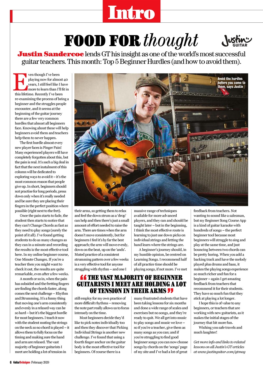 Guitar Techniques Preview Pages