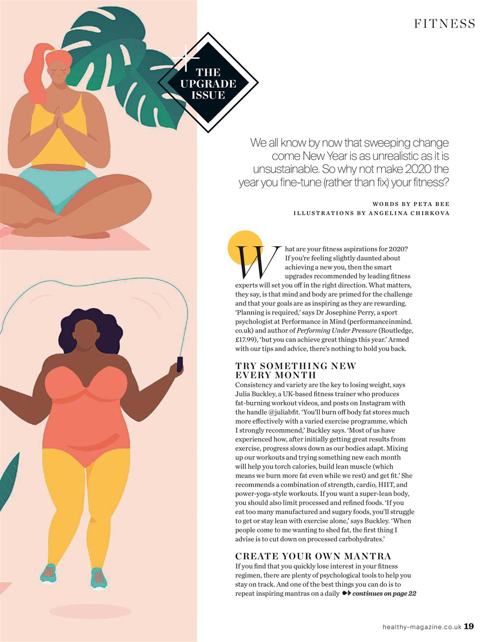 Healthy Magazine Preview Pages