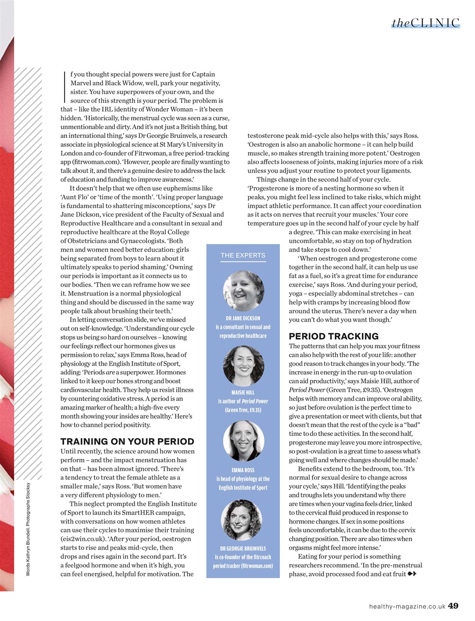 Healthy Magazine Preview Pages