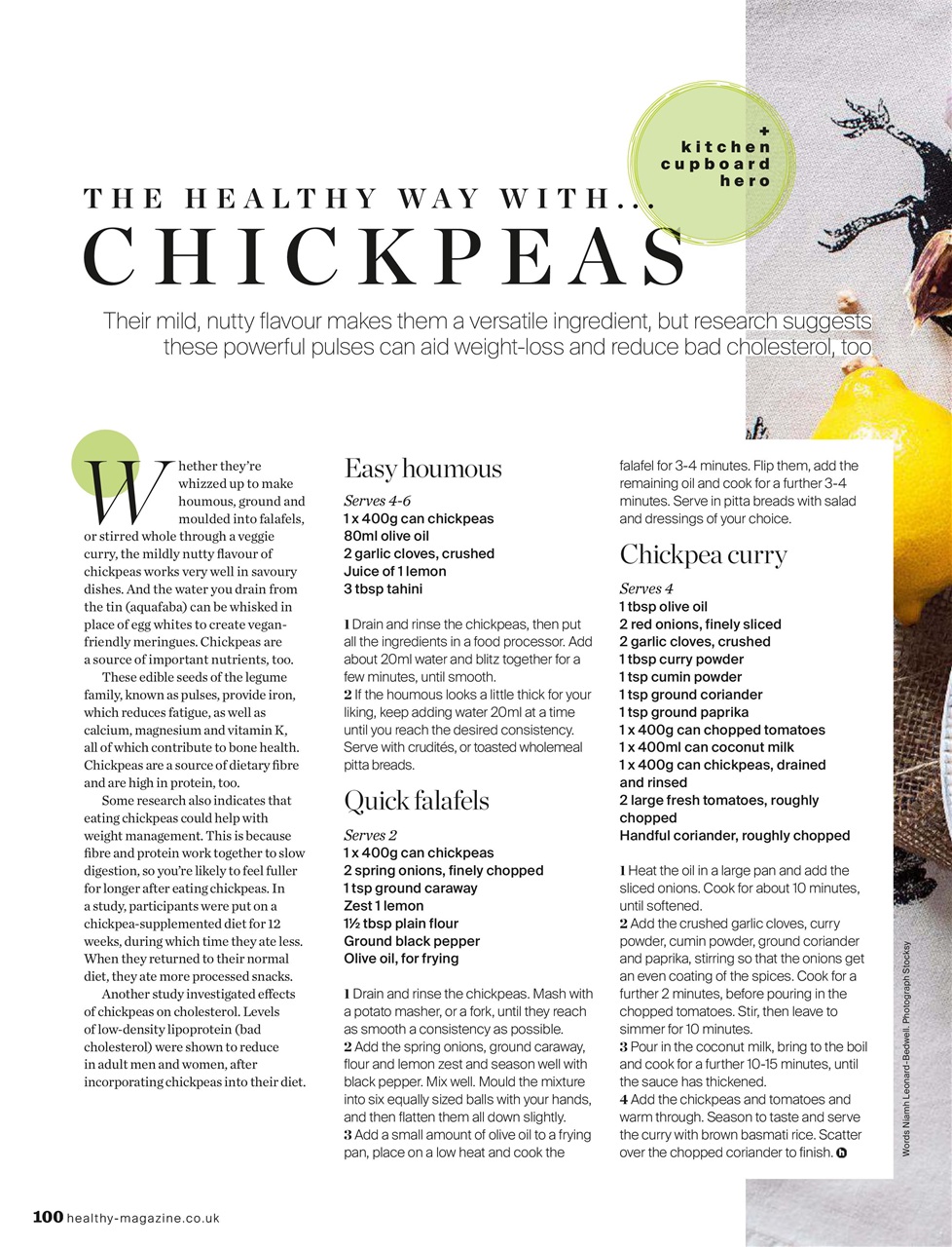 Healthy Magazine Preview Pages