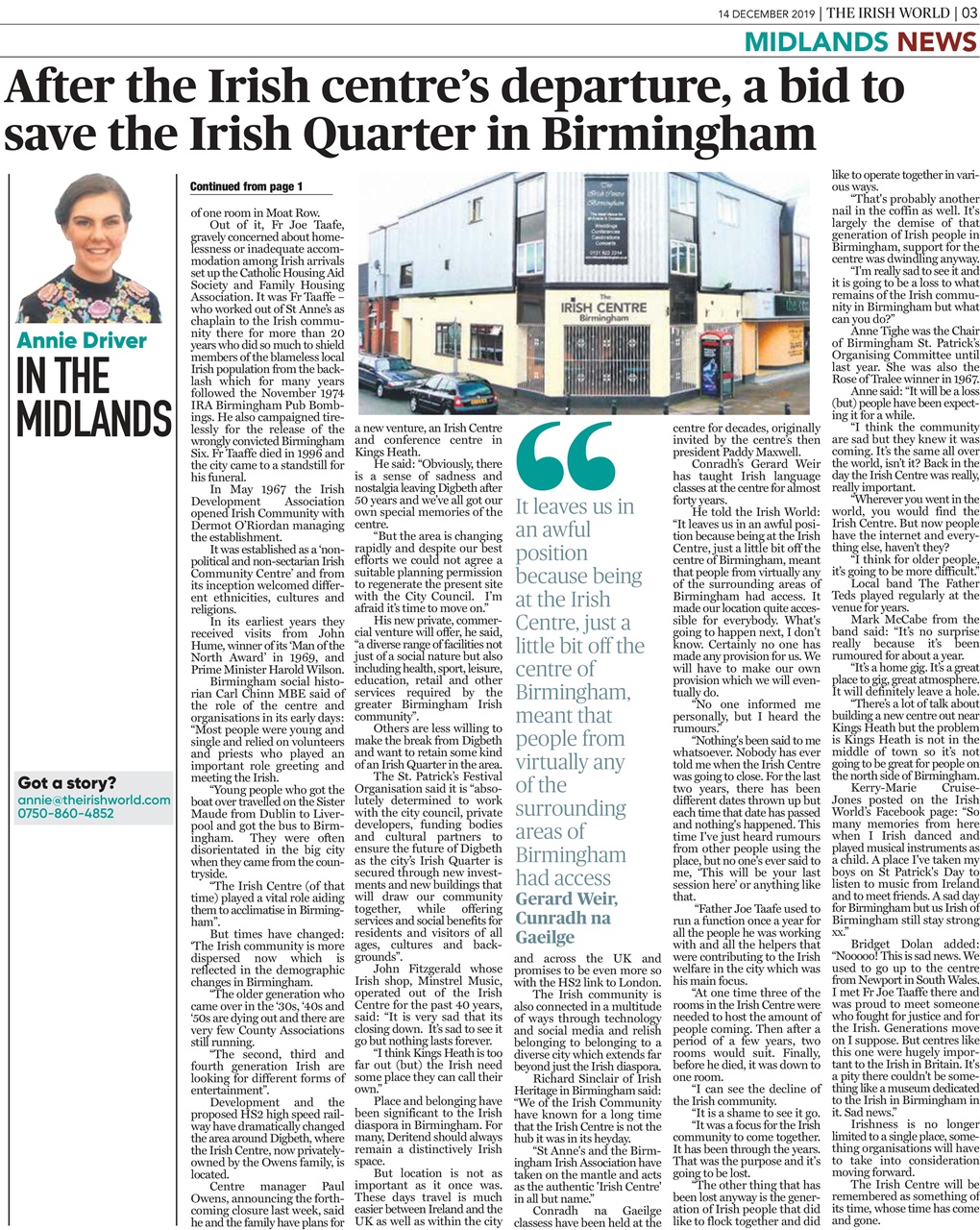 Irish World Preview Pages