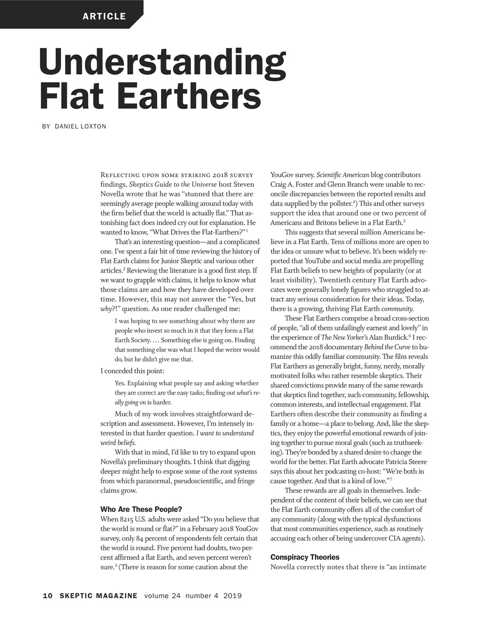 Skeptic Preview Pages