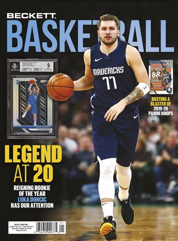 Beckett Basketball Magazine issue Jan 2020