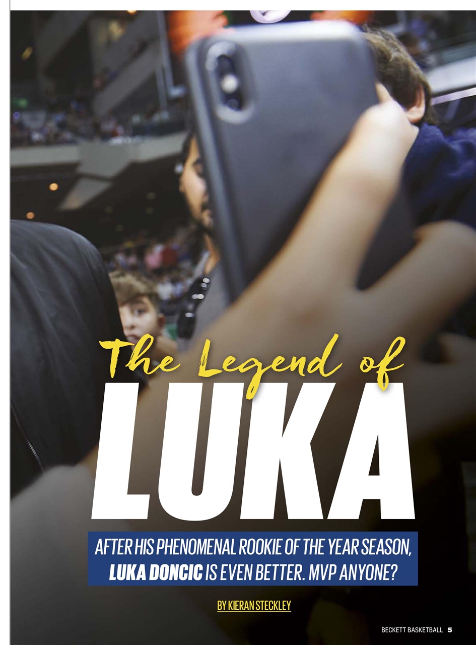 Beckett Basketball Magazine Preview Pages