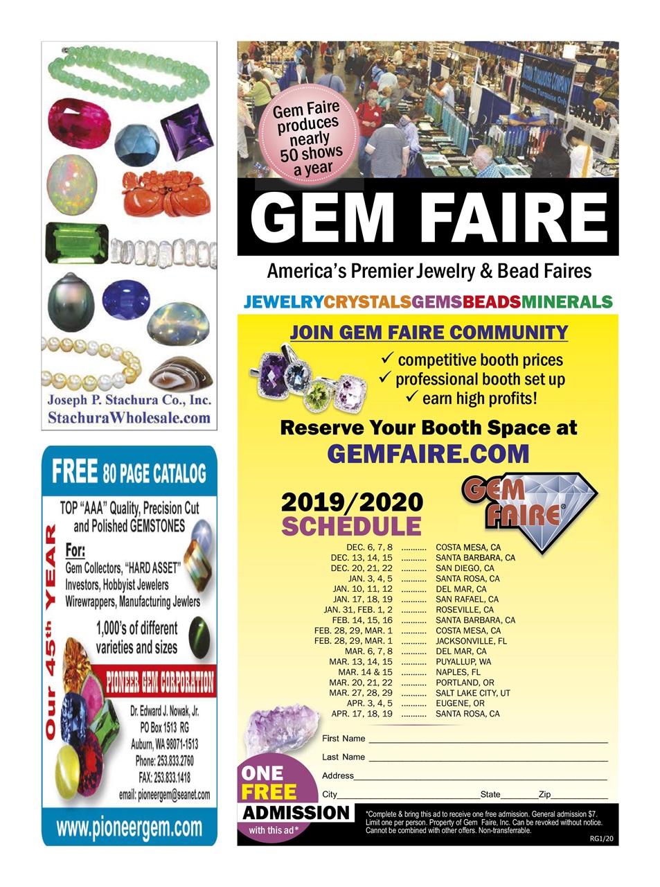 Rock&Gem Magazine Preview Pages