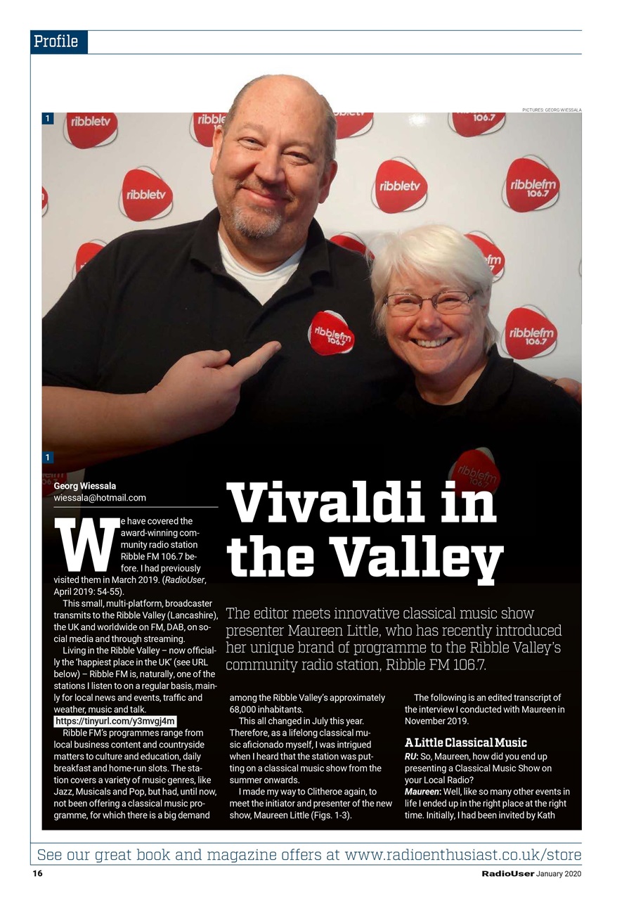 Radio User Preview Pages