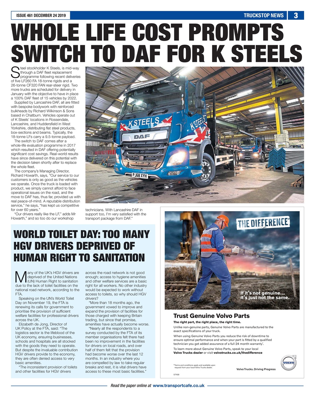 Truckstop News Preview Pages