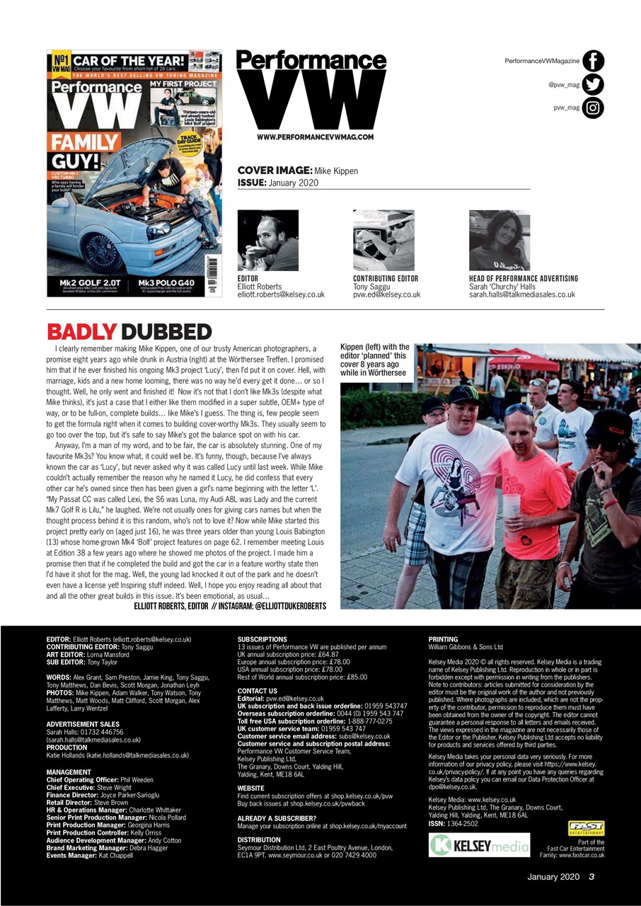 Performance VW Preview Pages