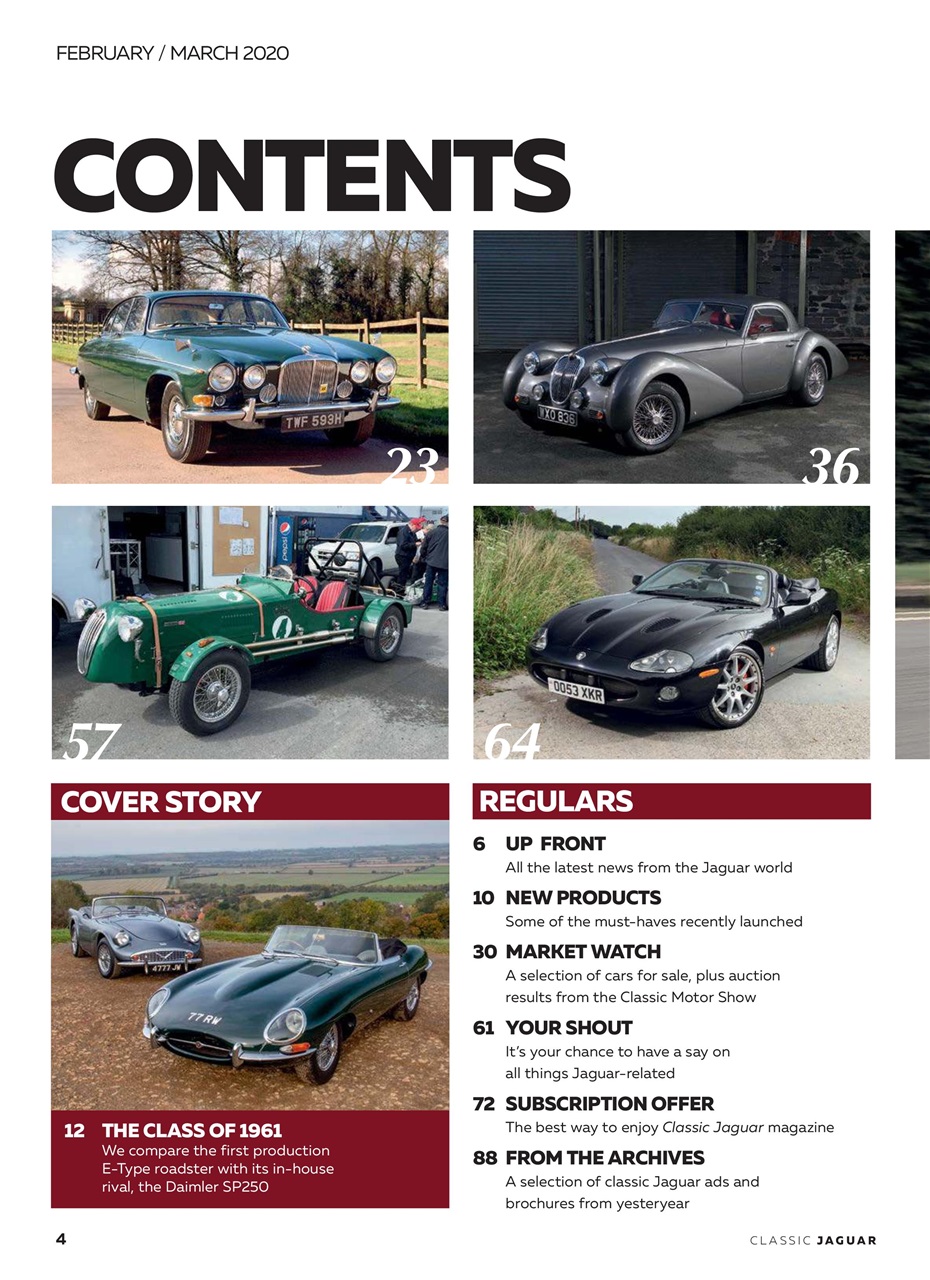 Classic Jaguar Preview Pages
