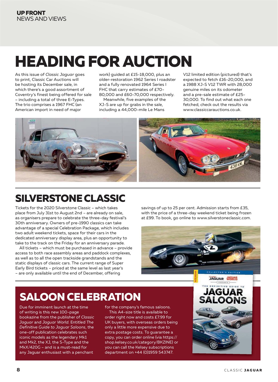 Classic Jaguar Preview Pages