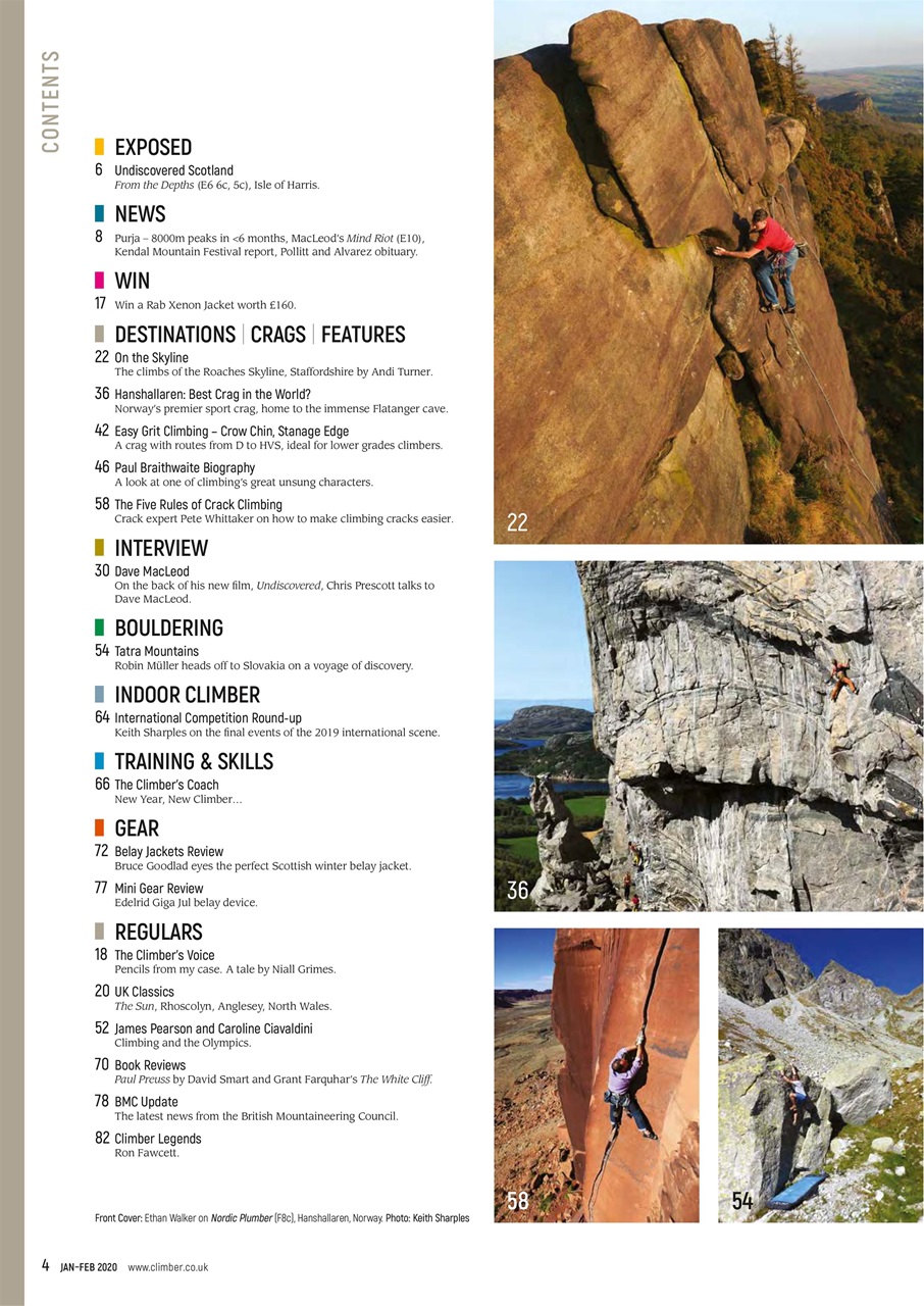 Climber Preview Pages