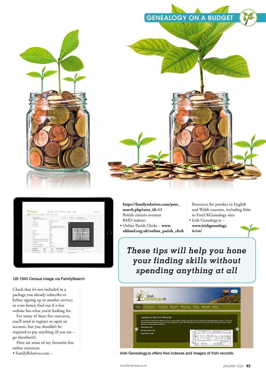Family Tree Preview Pages