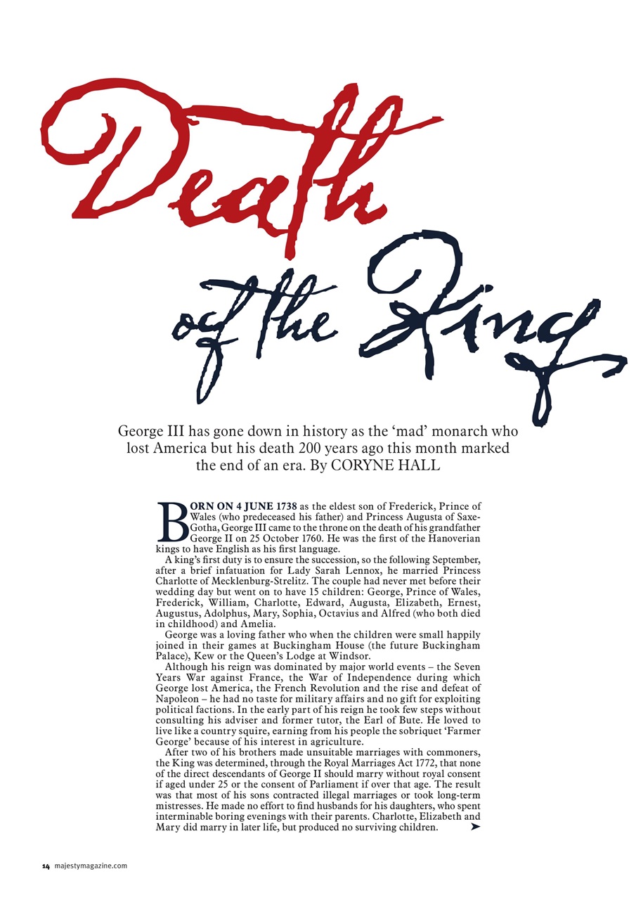 Majesty Magazine Preview Pages