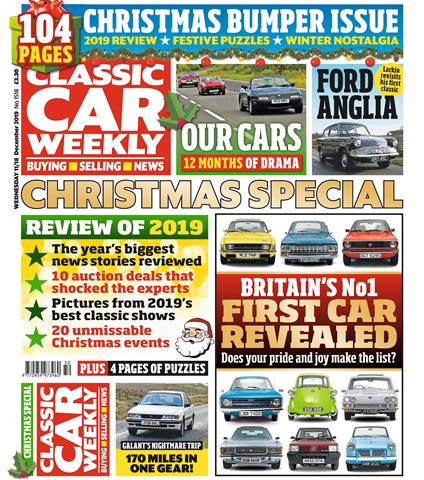 Classic Car Weekly issue Xmas Double 2019