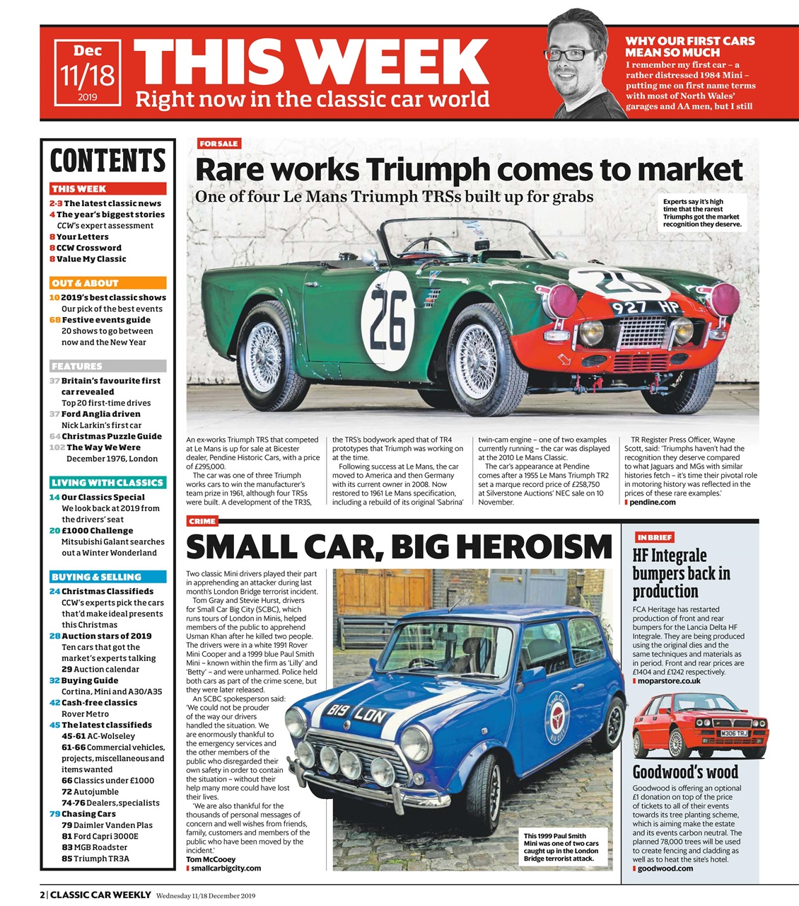 Classic Car Weekly Preview Pages
