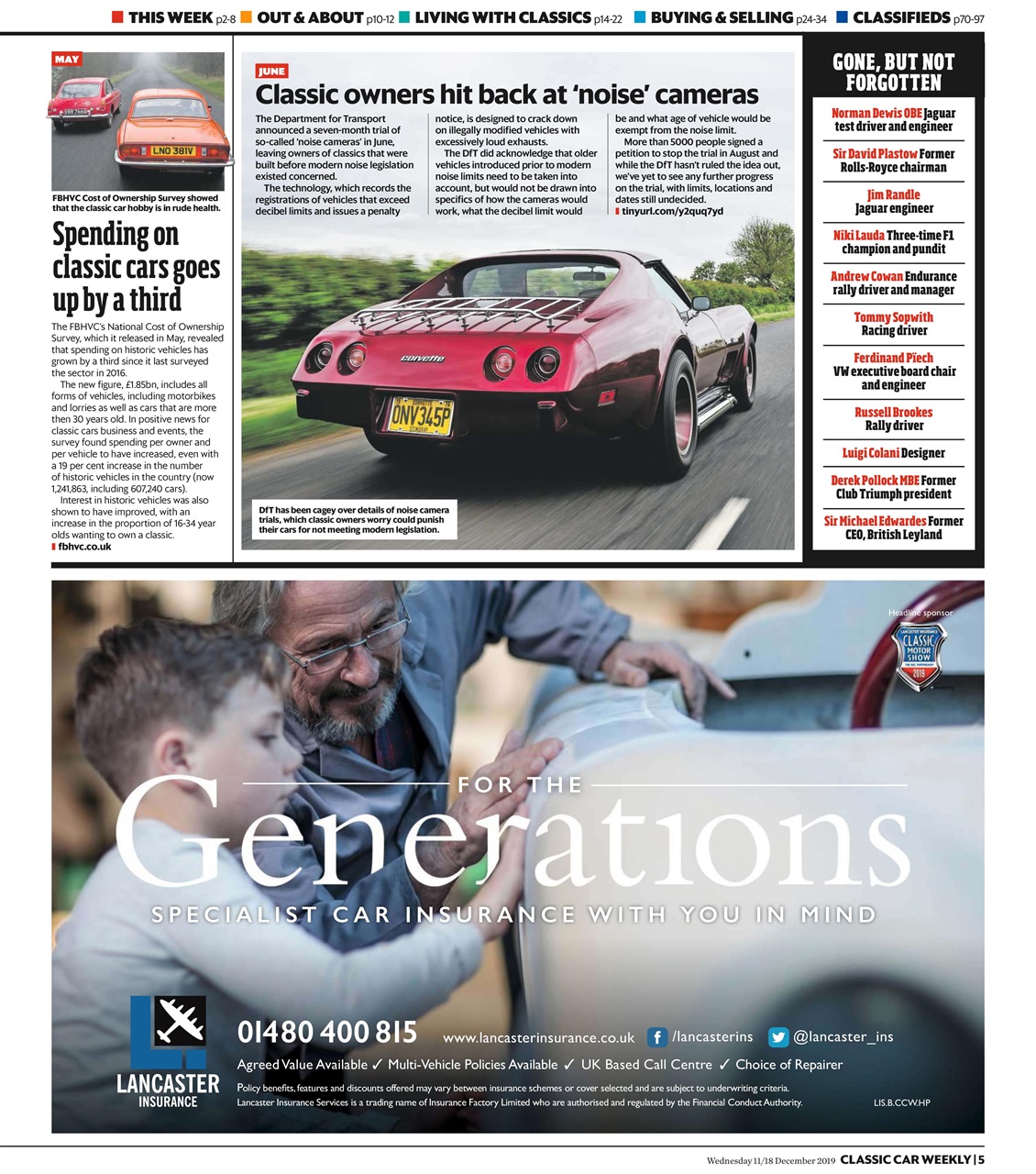 Classic Car Weekly Preview Pages