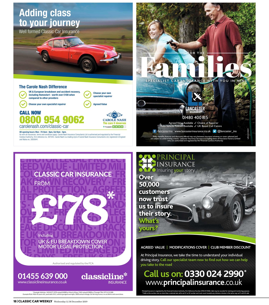 Classic Car Weekly Preview Pages
