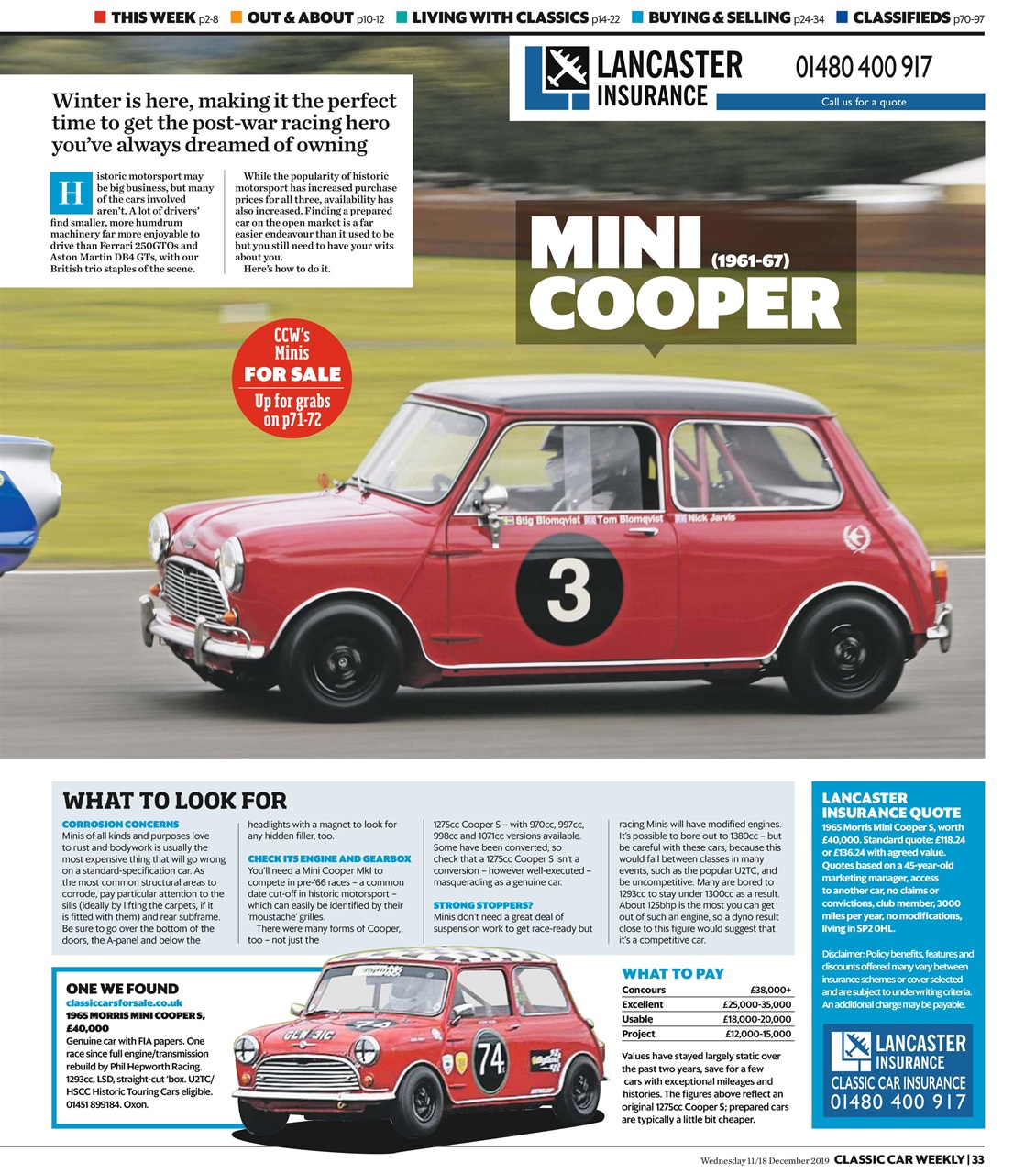 Classic Car Weekly Preview Pages