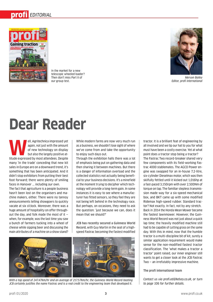 Profi International Preview Pages