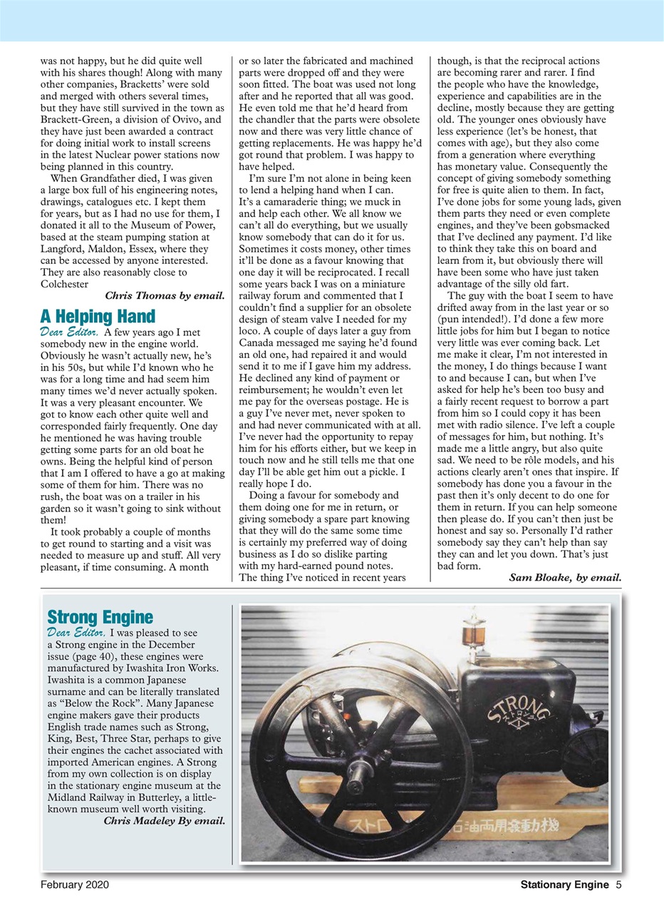 Stationary Engine Preview Pages