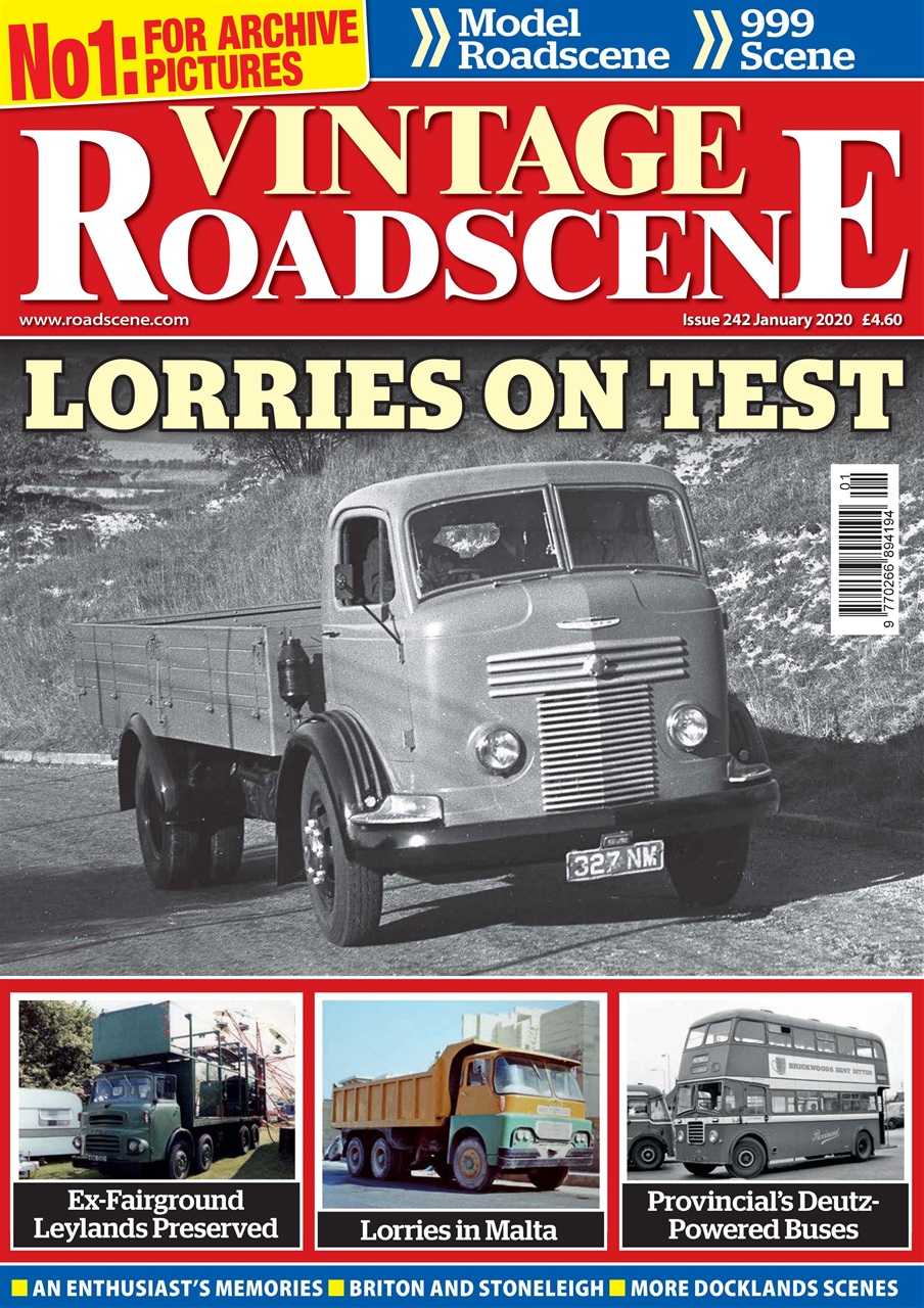 Vintage Roadscene Magazine - January 2020 Back Issue
