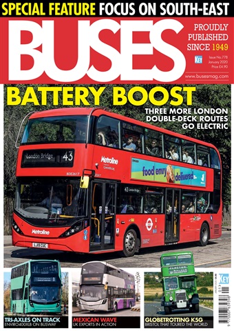 Buses Magazine issue  January 2020
