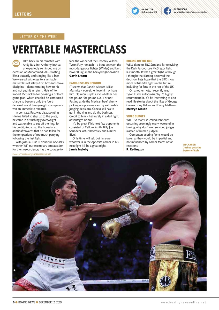 Boxing News Preview Pages