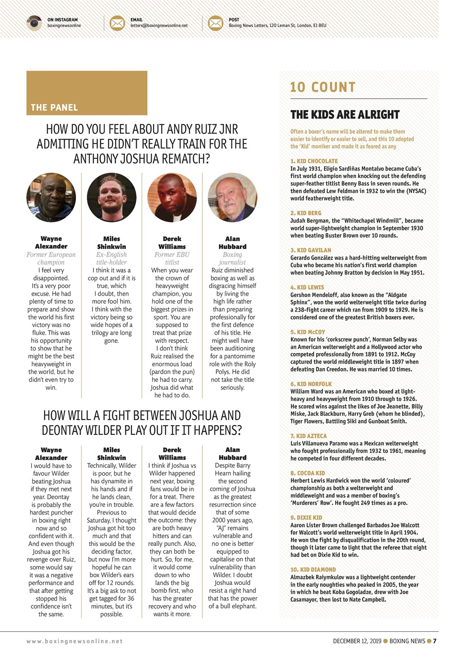 Boxing News Preview Pages