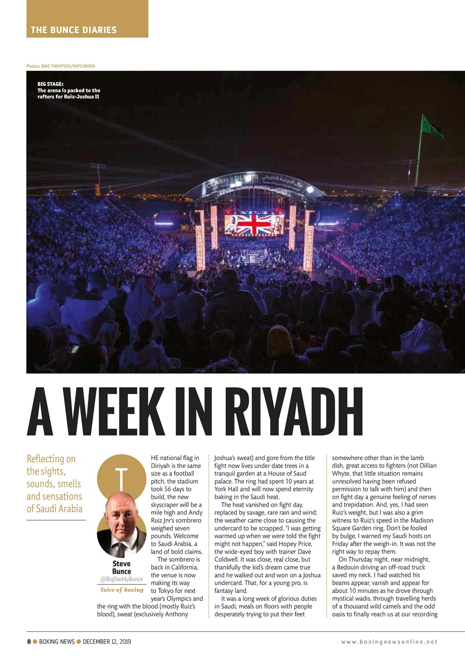 Boxing News Preview Pages