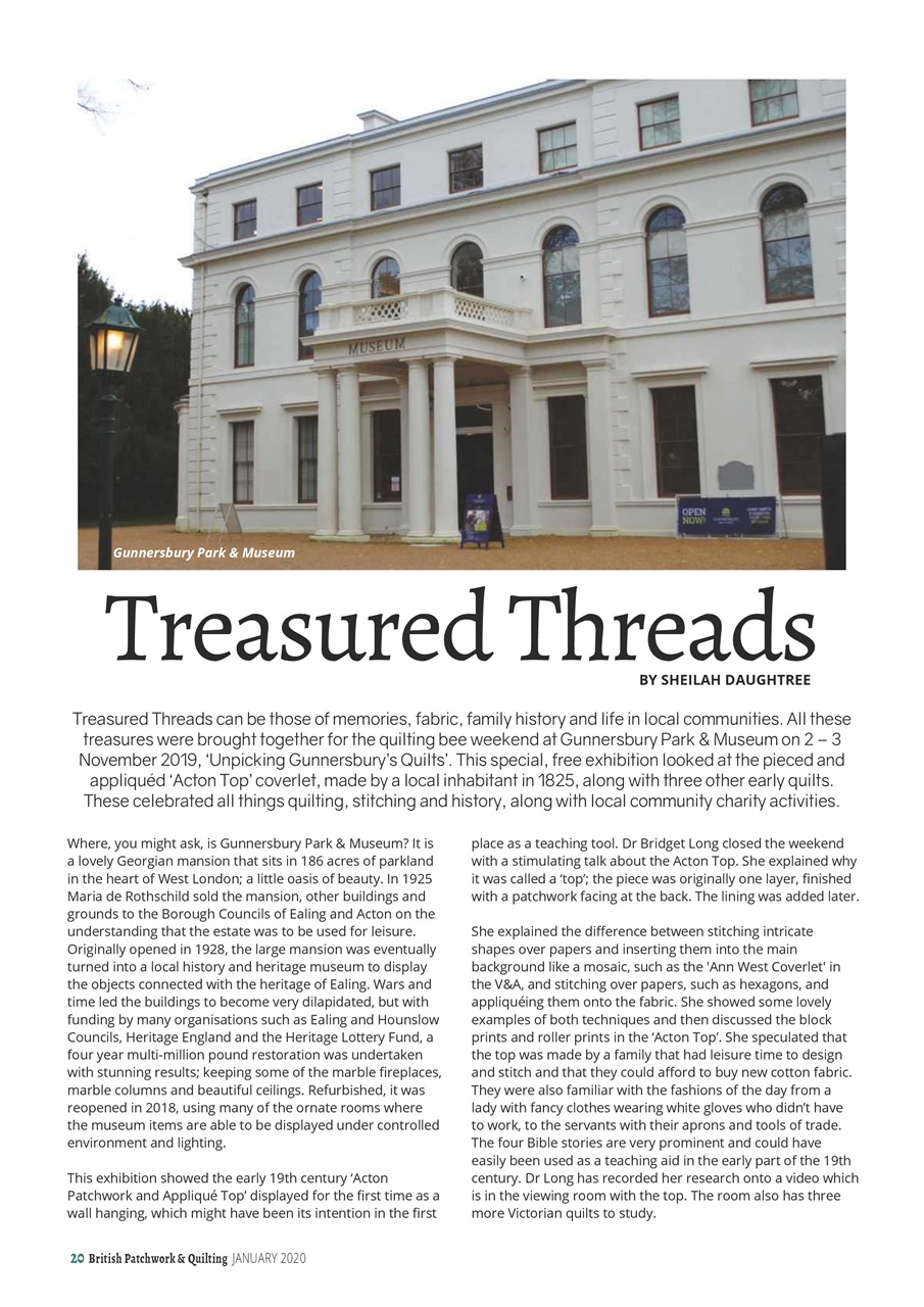 Patchwork and Quilting Preview Pages