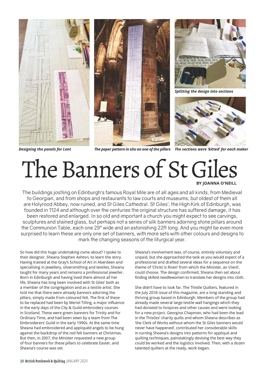 Patchwork and Quilting Preview Pages