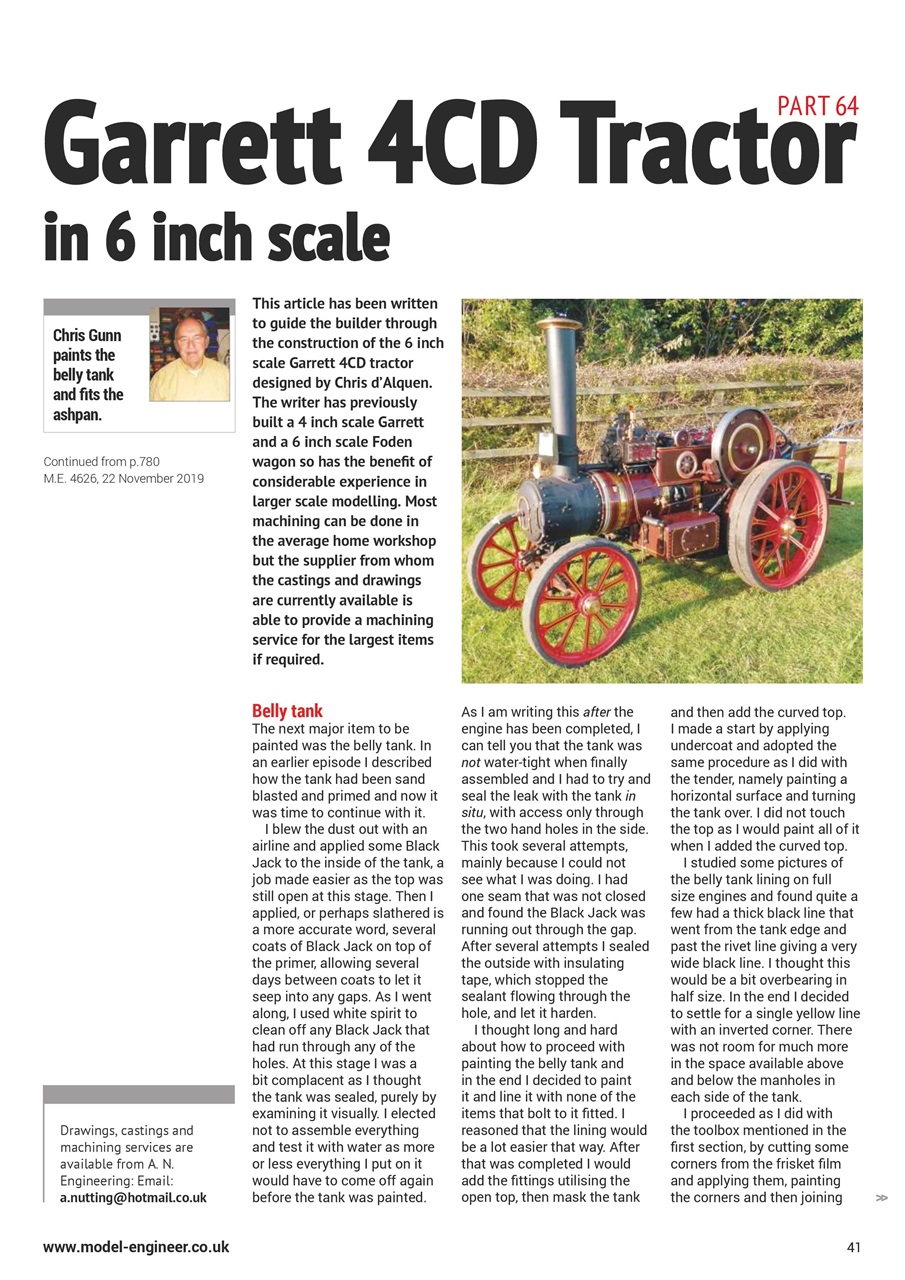 Model Engineer Preview Pages