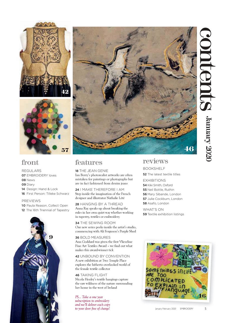 Embroidery Magazine Preview Pages