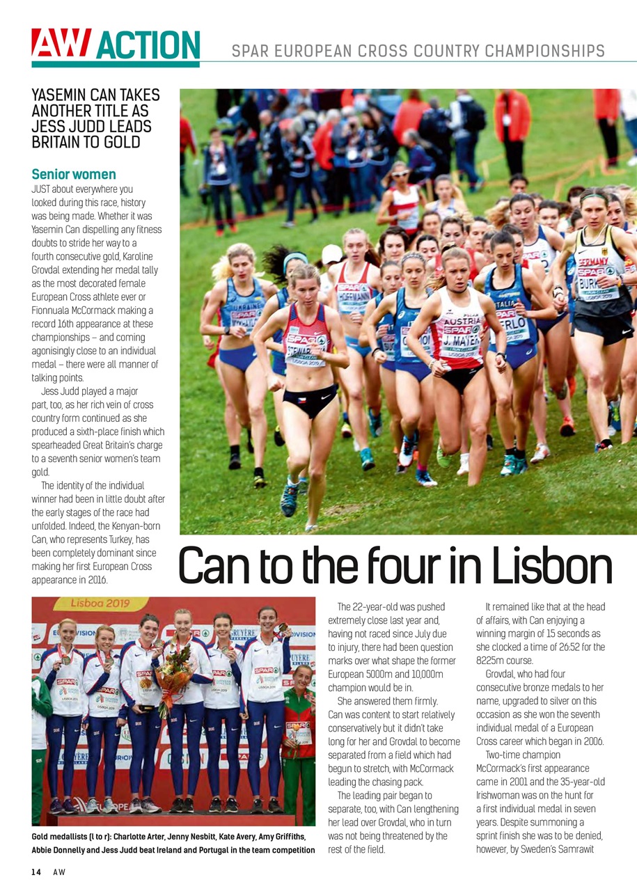 AW – Athletics Weekly Magazine Preview Pages
