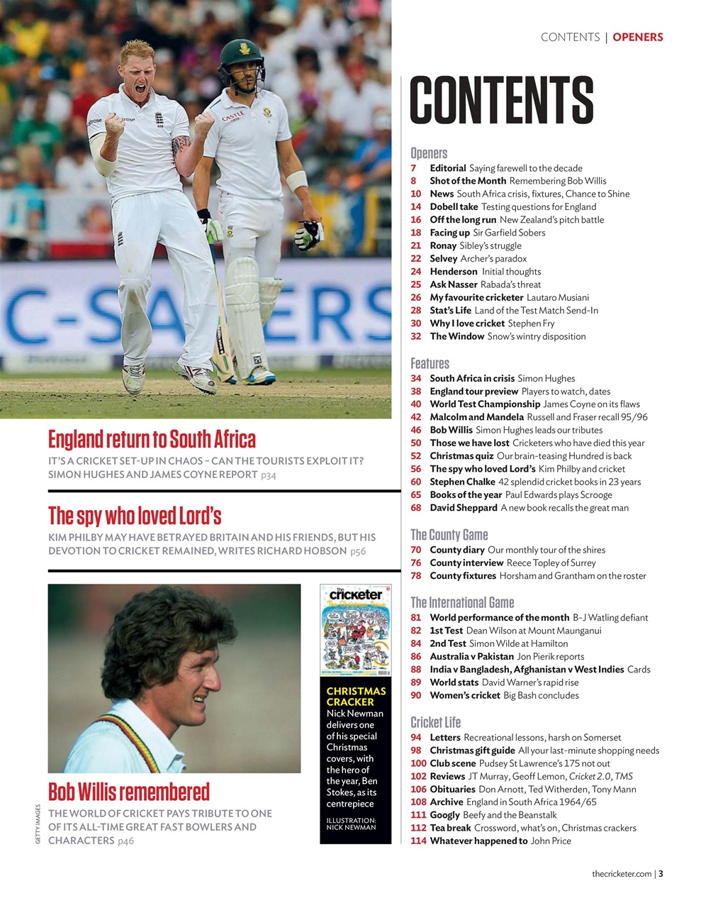 The Cricketer Magazine Preview Pages
