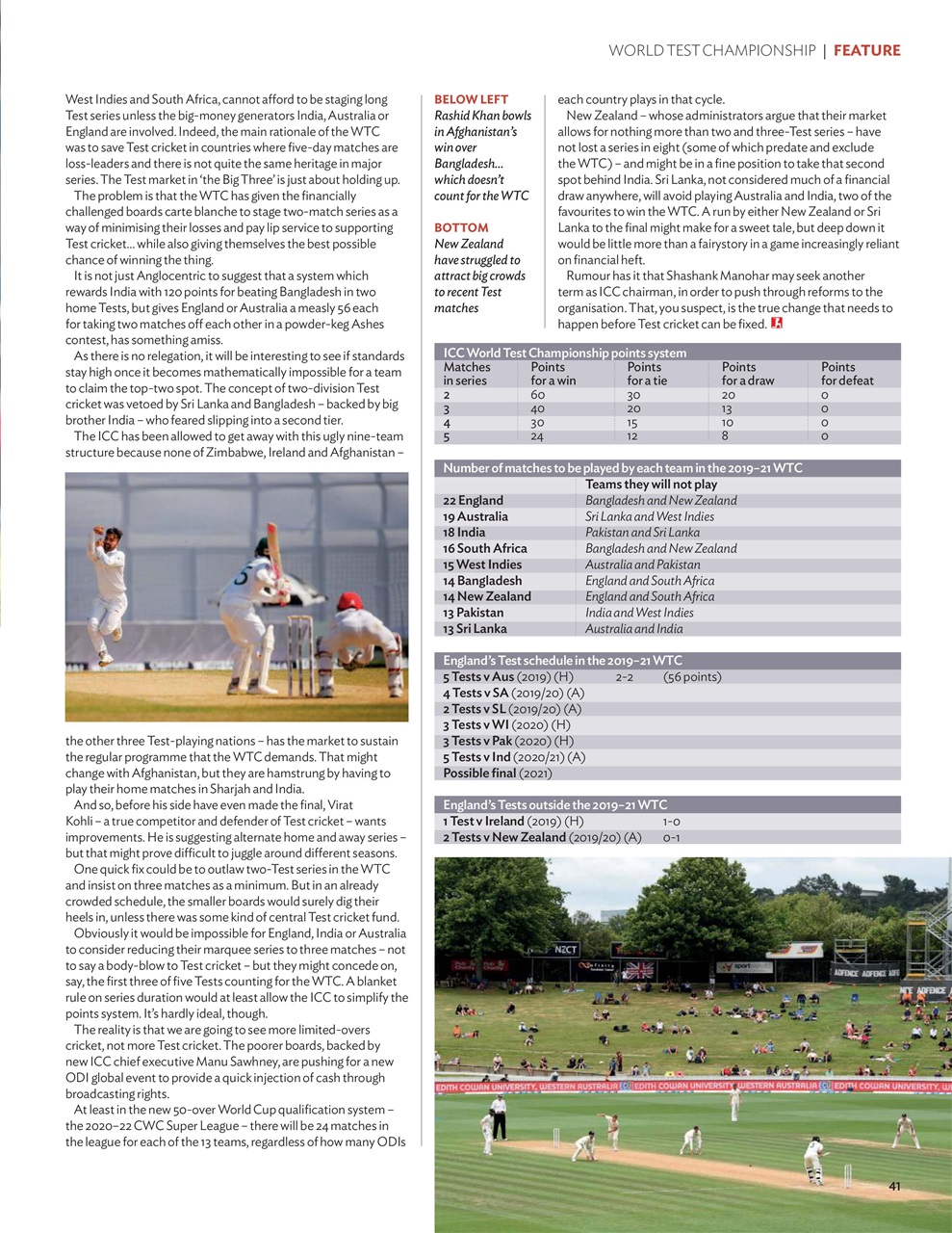The Cricketer Magazine Preview Pages