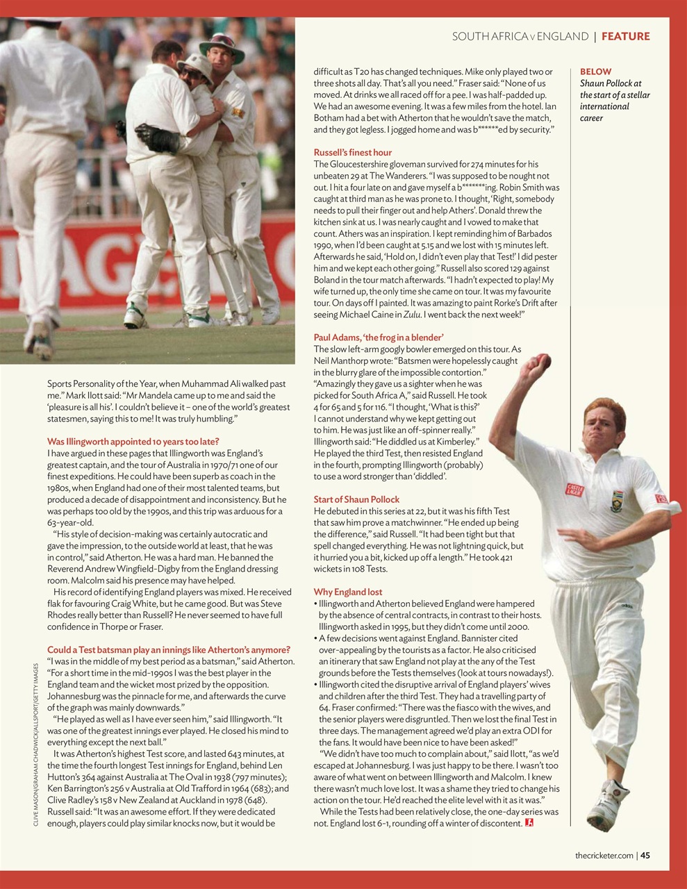 The Cricketer Magazine Preview Pages