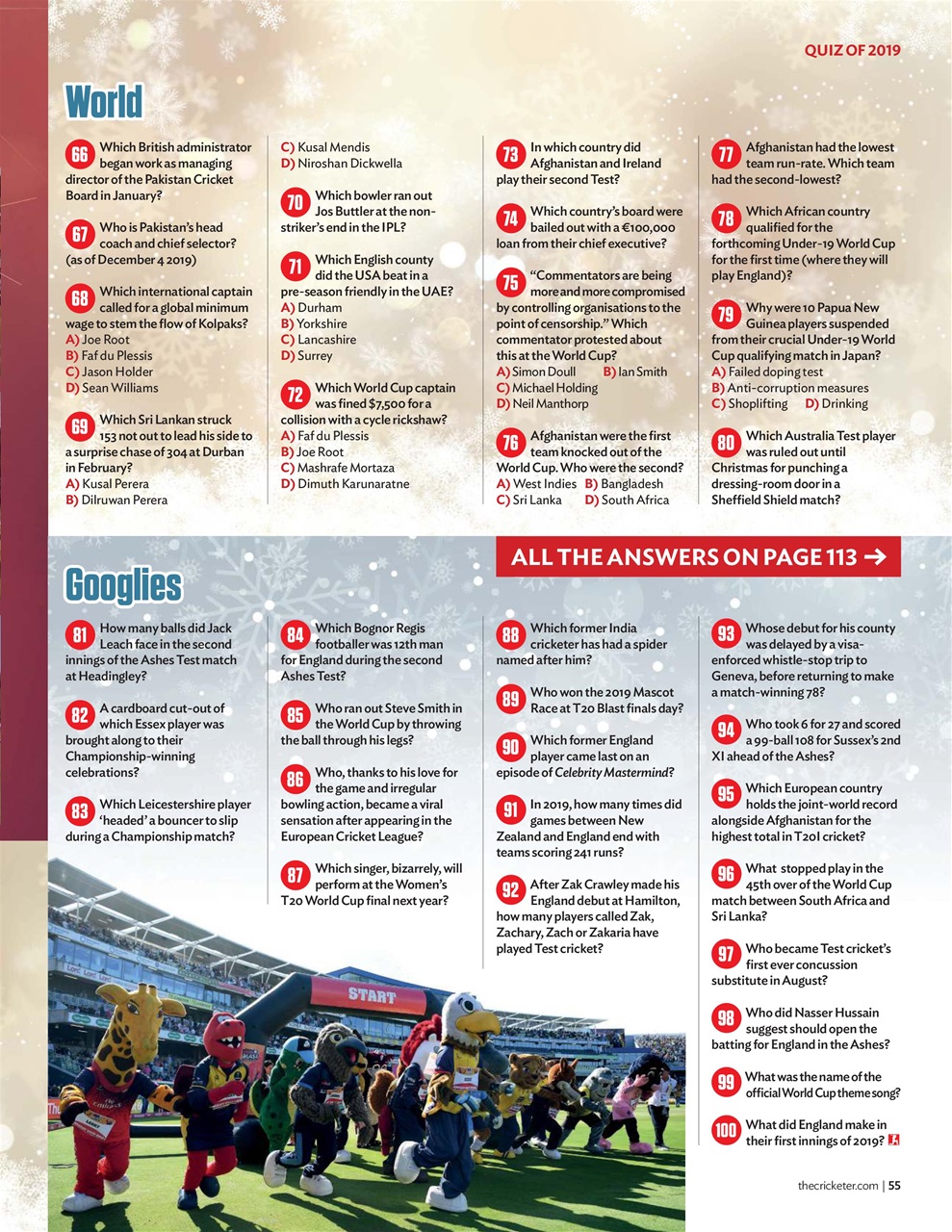 The Cricketer Magazine Preview Pages