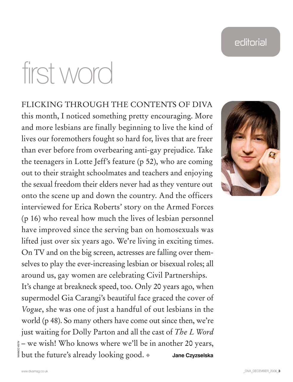 DIVA Magazine Preview Pages