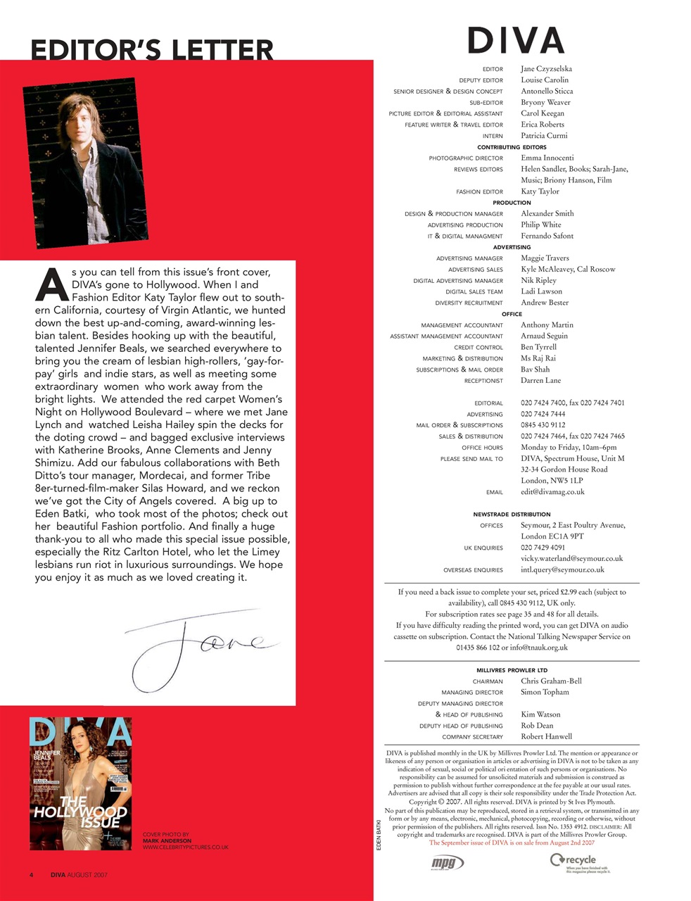 DIVA Magazine Preview Pages