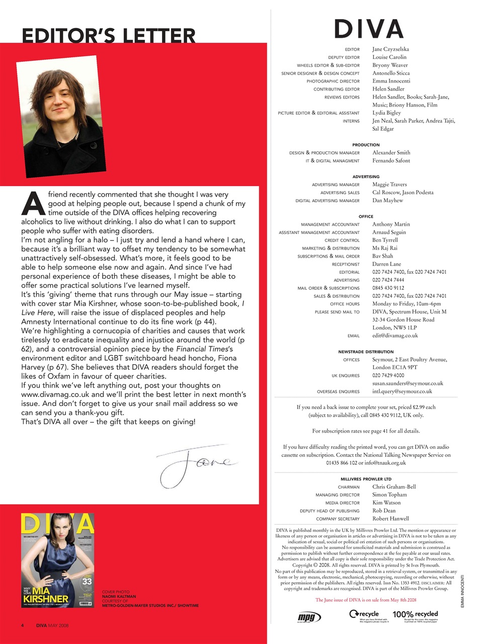 DIVA Magazine Preview Pages