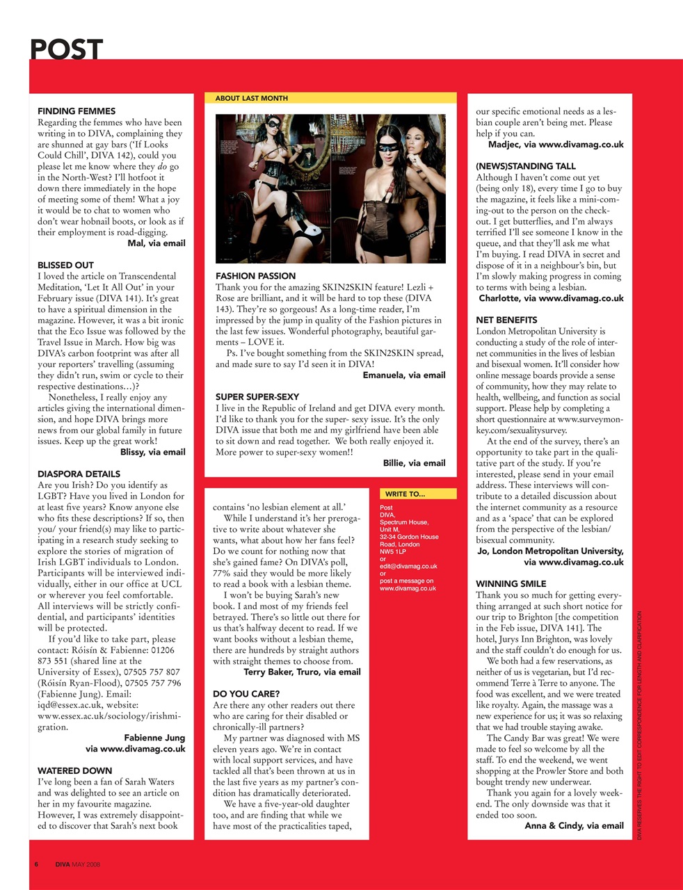 DIVA Magazine Preview Pages