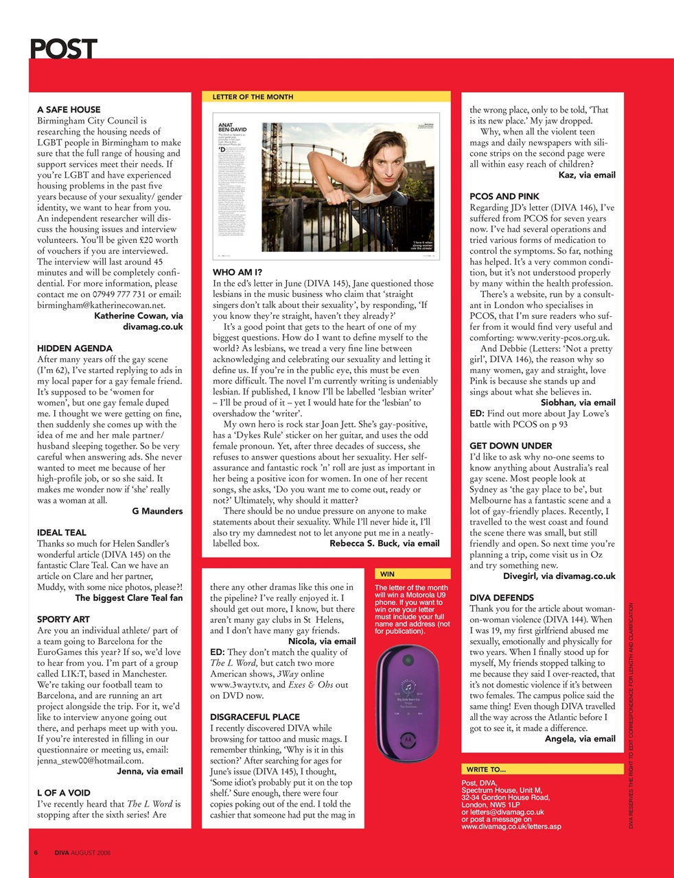 DIVA Magazine Preview Pages