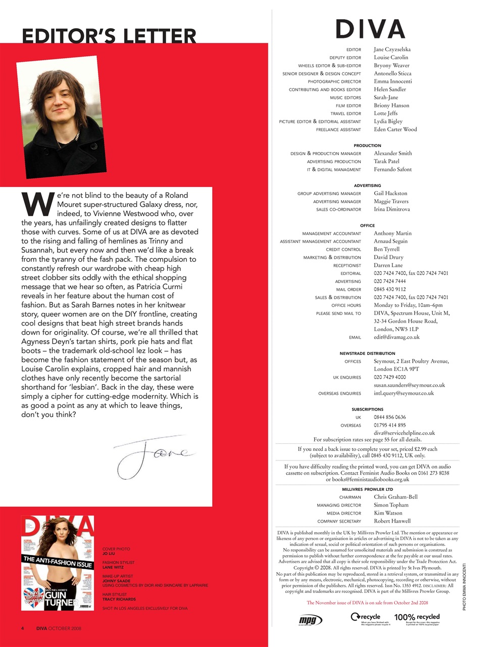 DIVA Magazine Preview Pages