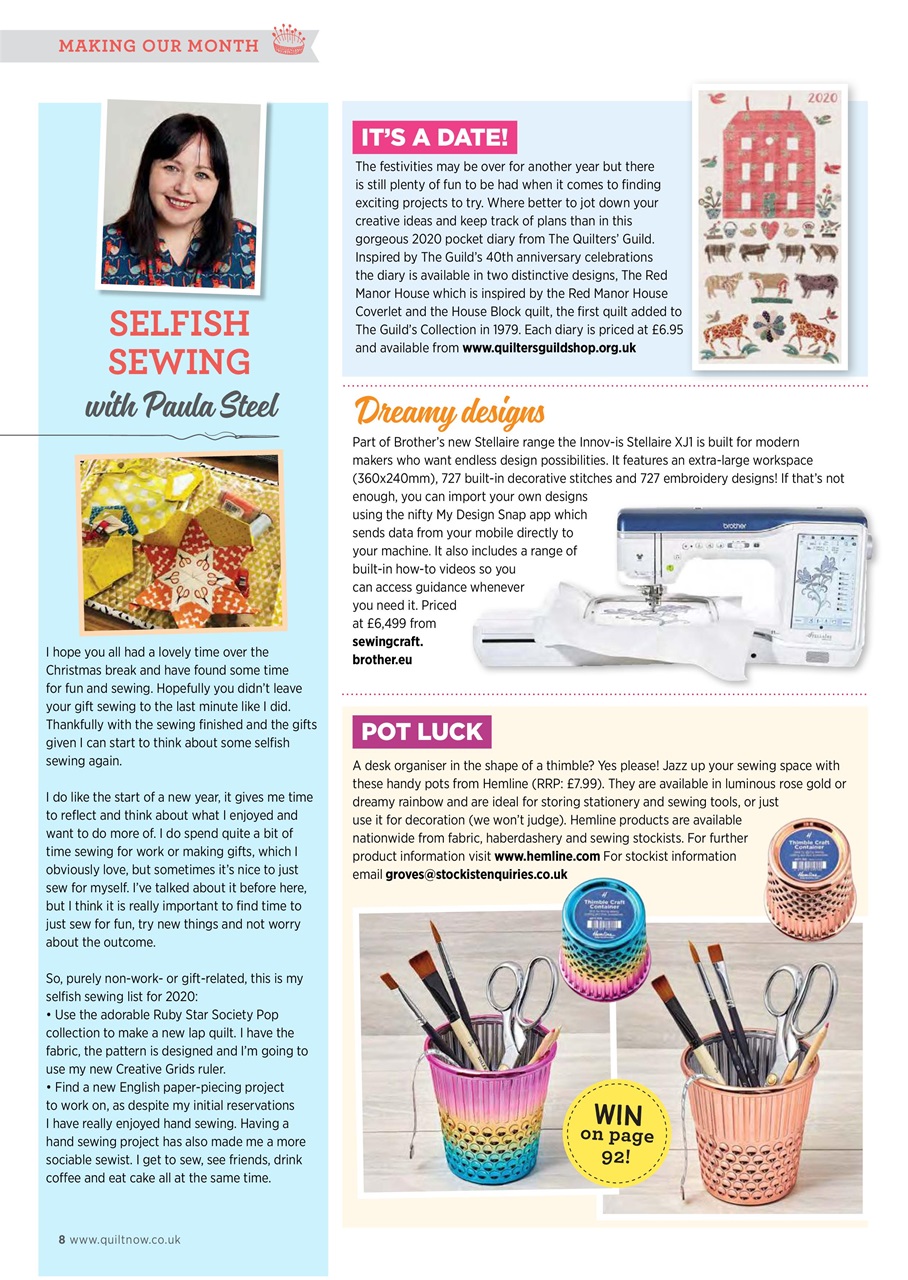 Quilt Now Preview Pages