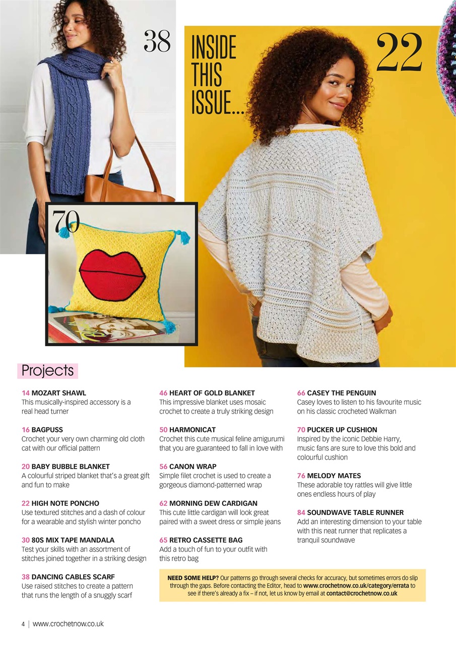 Crochet Now Magazine Preview Pages