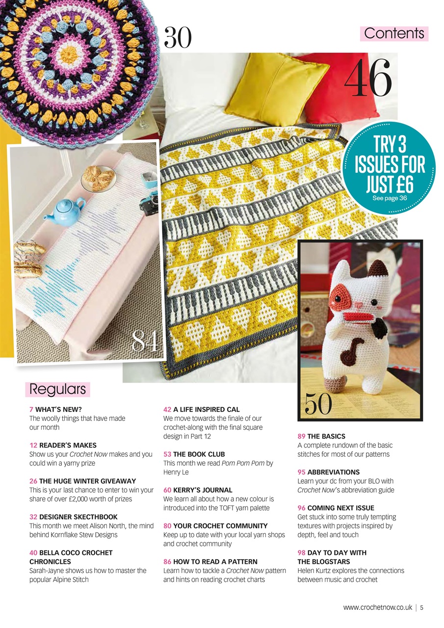 Crochet Now Magazine Preview Pages