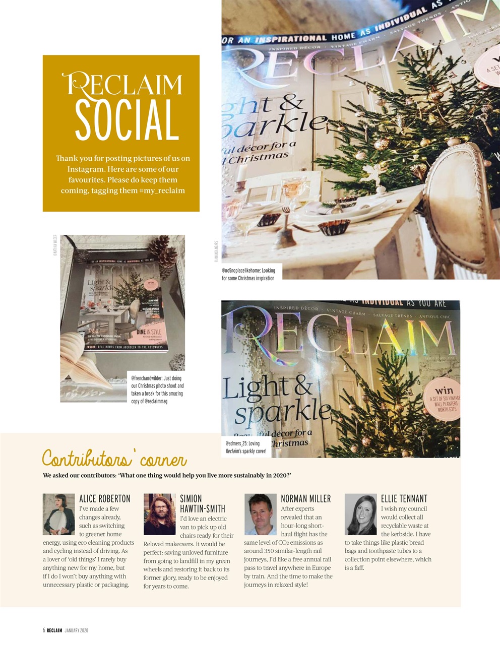 Reclaim Preview Pages