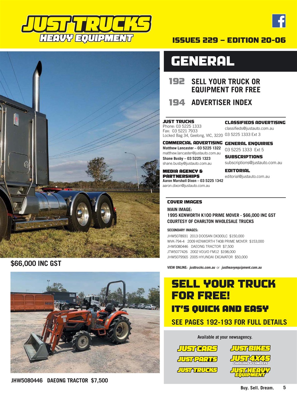 JUST TRUCKS Preview Pages