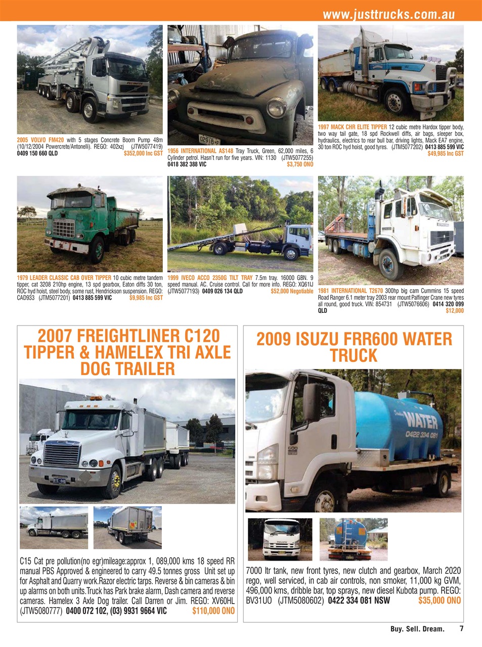 JUST TRUCKS Preview Pages